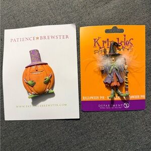 Patience Brewster Halloween Pins